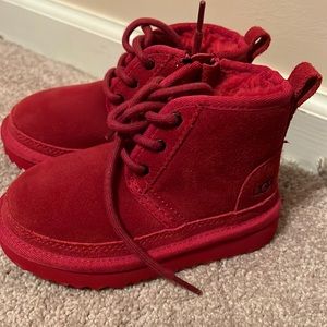 Red ugg boot